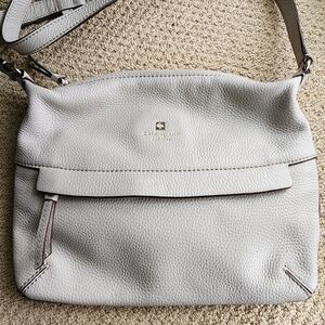 Kate Spade Beige Leather Shoulder Bag